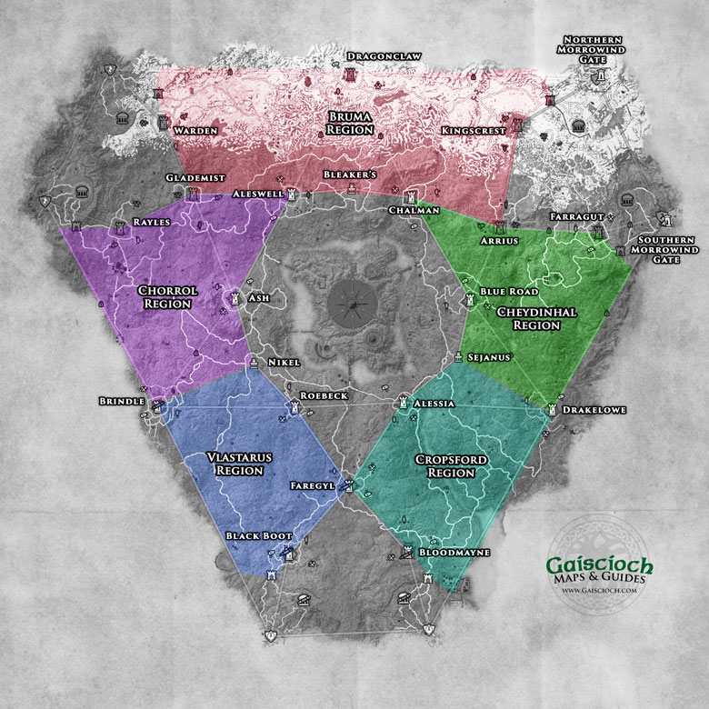 Cyrodiil Map Eso Complete. 